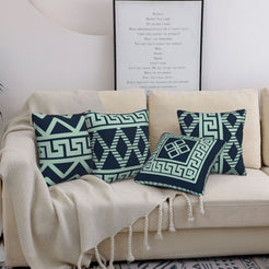 Boho throw pillow covers 18x18 Set of 4 for sofa couch and living room decor