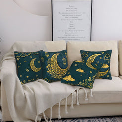 Decorative throw pillow covers 18x18 Set of 4 for sofa couch and living room decor