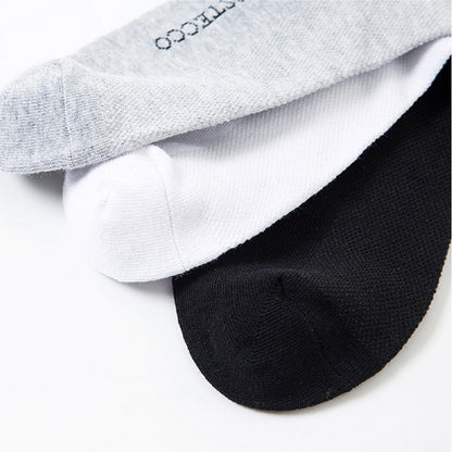 HOSTECCO Odor Resistant Socks for Men and Women Sweat Resistant Cotton Socks Black Socks for Athletic, Running, Daily 6 Pairs Pack Fit 6-11