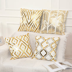 Christmas throw pillow covers 18x18 Set of 4 for sofa couch and living room decor