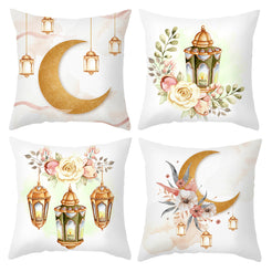 Decorative throw pillow covers 18x18 Set of 4 for sofa couch and living room decor