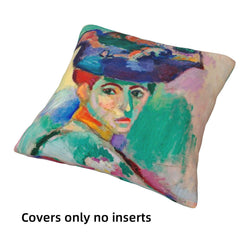 Decorative throw pillow covers 18x18 Set of 4 for sofa couch and living room decor