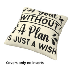 Decorative throw pillow covers 18x18 Set of 4 for sofa couch and living room decor
