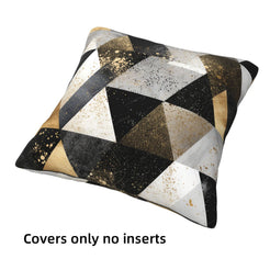 Abstract throw pillow covers 18x18 Set of 4 for sofa couch and living room decor