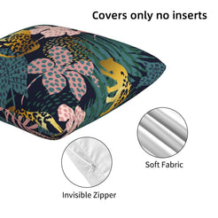 Abstract throw pillow covers 18x18 Set of 2 for sofa couch and living room decor