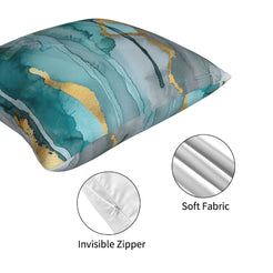 Abstract throw pillow covers 18x18 Set of 4 for sofa couch and living room decor
