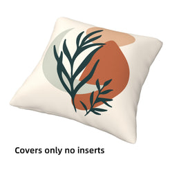 Floral throw pillow covers 18x18 Set of 4 for sofa couch and living room decor