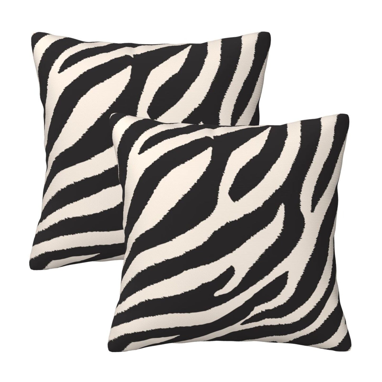 Leopard Print Throw Pillow Covers 18x18 inch Set of 2 Wildlife Velvet Decorative Cushion Covers for Sofa Couch