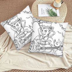 Toile throw pillow covers 18x18 Set of 2 for sofa couch and living room decor
