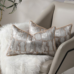 Boho throw pillow covers 12x20 Set of 2 for sofa couch and living room decor