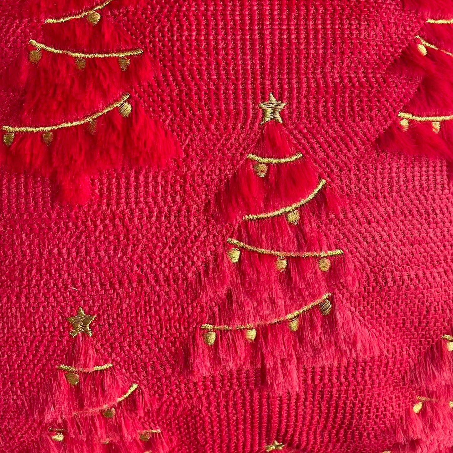 Christmas Tree Throw Pillow Covers 18x18 inch Set of 2 Winter Holiday Decorative Cushion Covers for Sofa