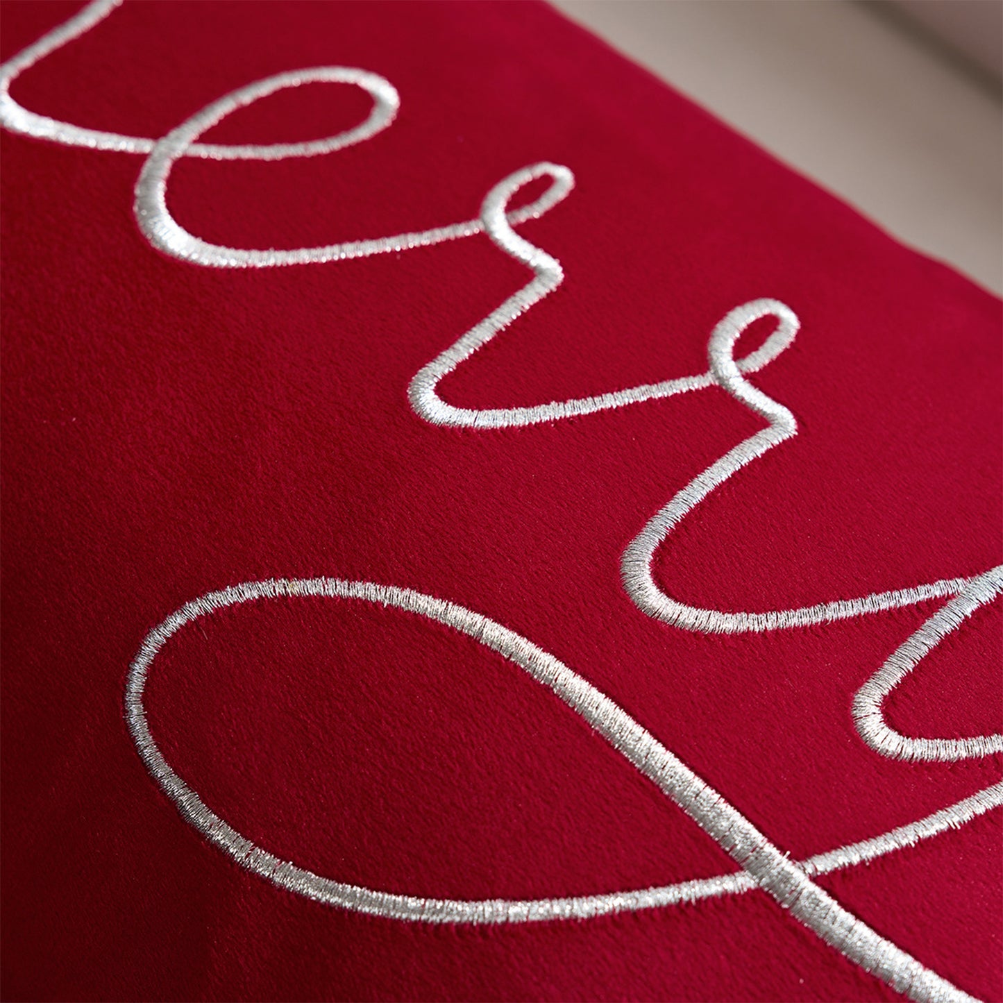 Christmas Tree Lumbar Pillow Covers 12x20 inch Set of 2 Xmas Embroidery Velvet Decorative Cushion Covers