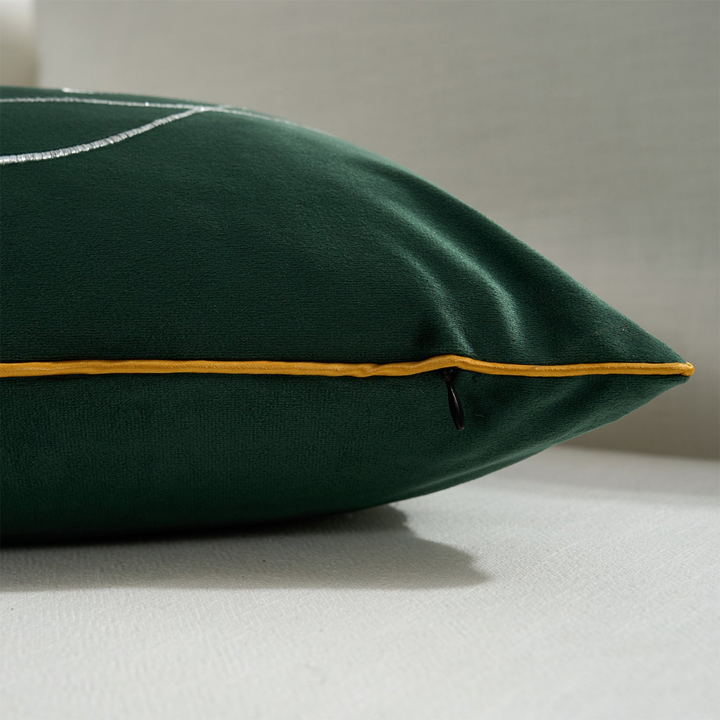 Christmas Tree Lumbar Pillow Covers 12x20 inch Set of 2 Xmas Embroidery Velvet Decorative Cushion Covers