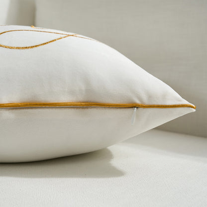 Christmas Tree Lumbar Pillow Covers 12x20 inch Set of 2 Xmas Embroidery Velvet Decorative Cushion Covers