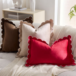 Boho throw pillow covers 18x18 Set of 2 for sofa couch and living room decor