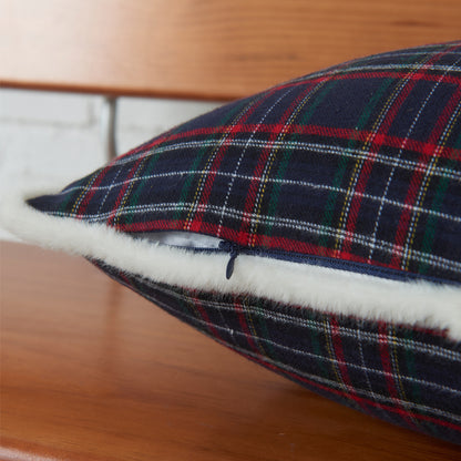 Plaid Pillow Covers Set of 2 Christmas Tartan Cushion Covers for Christmas Bedroom Decor