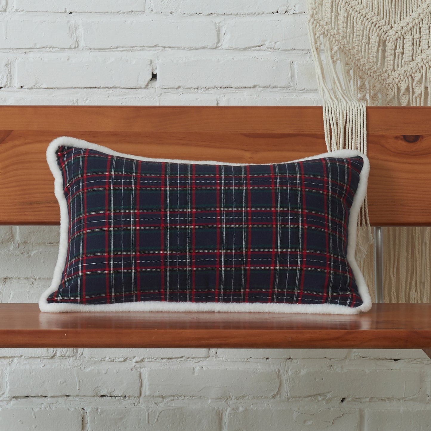 Plaid Pillow Covers Set of 2 Christmas Tartan Cushion Covers for Christmas Bedroom Decor