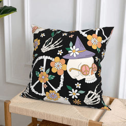 Decorative throw pillow covers 18x18 Set of 4 for sofa couch and living room decor