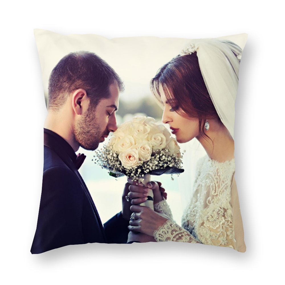 Custom Pillow Covers Add Own Photos to Design Personalized Decorative Cushion Covers Square Throw Pillowcases Customized Gift for Home Decor