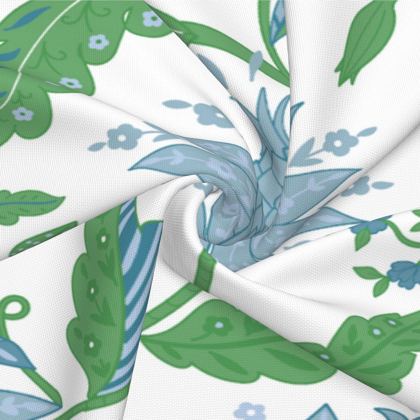 Block Print Floral Long Lumbar Pillow Covers, 14x36 Inch — Floral 1
