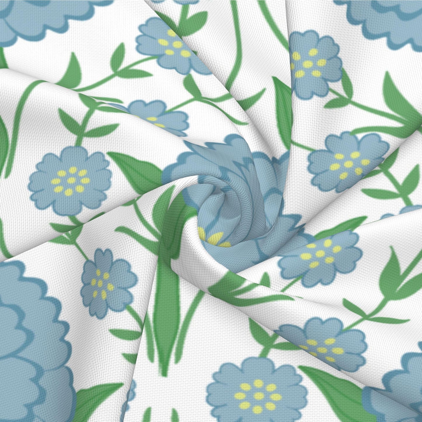 Block Print Floral Long Lumbar Pillow Covers, 14x36 Inch — Floral 2