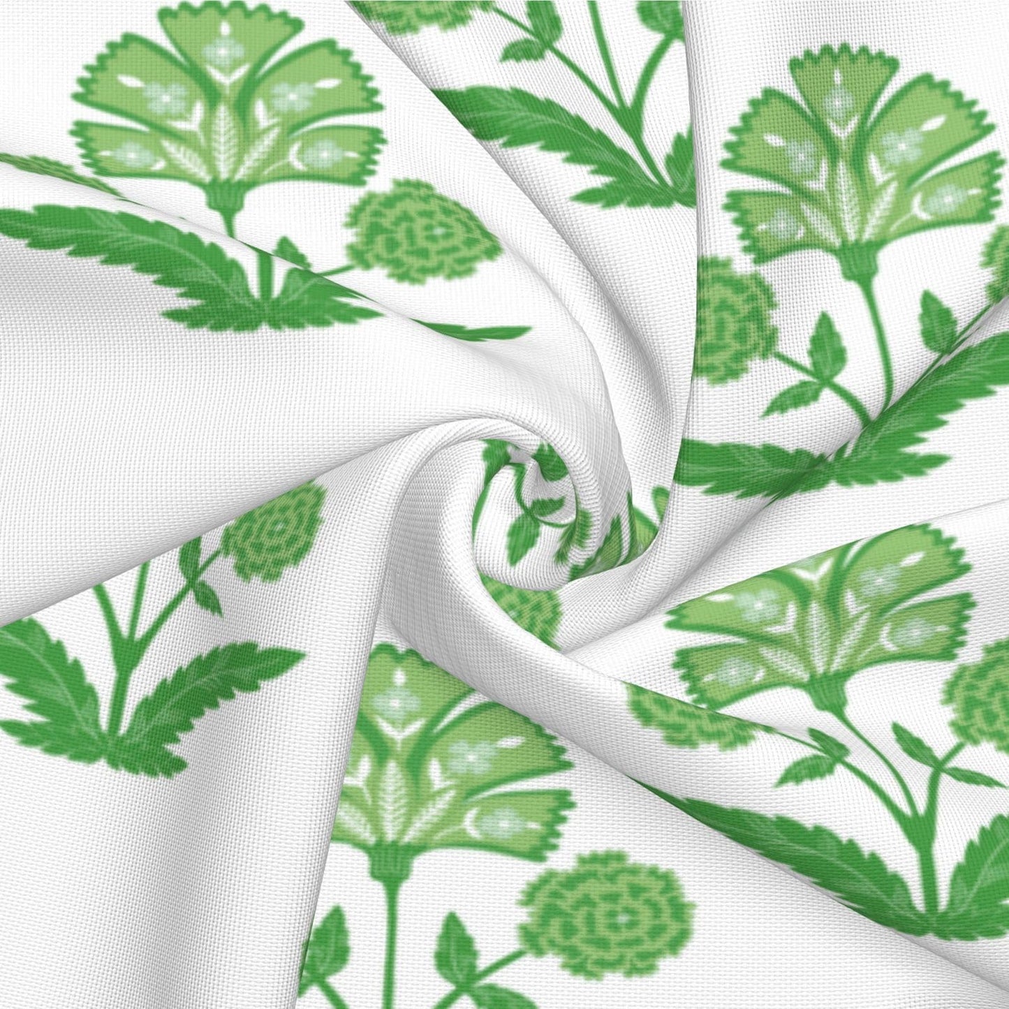 Block Print Floral Long Lumbar Pillow Covers, 14x36 Inch — Floral 6