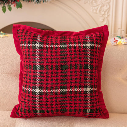 Christmas Plaid Pillow Covers — Red and Green Plaid
