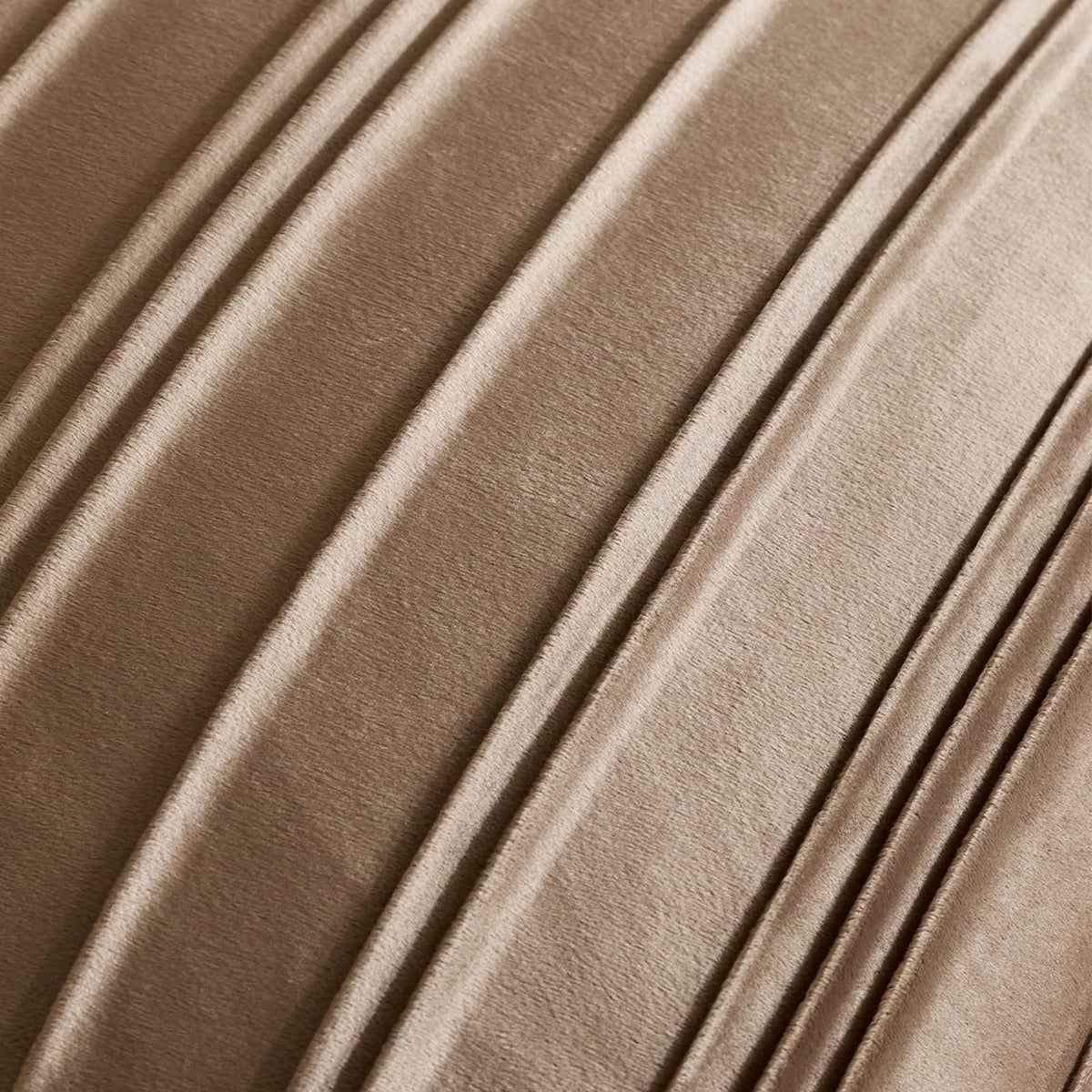 Pinch-Pleat Velvet Pillow Covers - Taupe