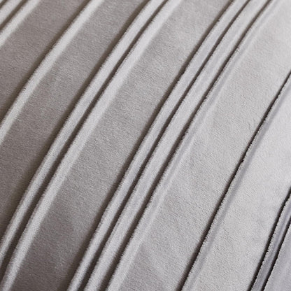 Pinch-Pleat Velvet Pillow Covers - Silver Grey